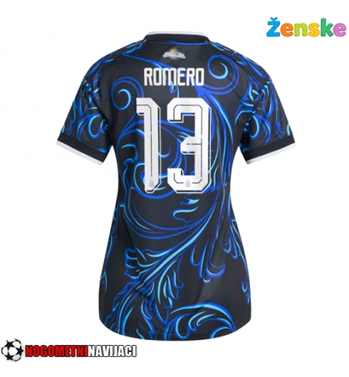 Ženske Nogometnih dresov Argentina Cristian Romero #13 Gostujoči SP 2026 Kratki rokavi Ženske Nogometnih dresov Argentina Cristian Romero #13 Gostujoči SP 2026 Kratki rokavi